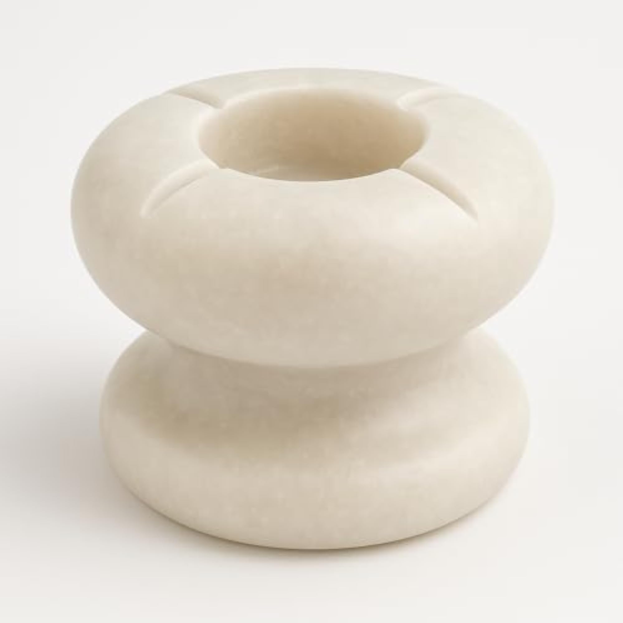 White Handcrafted Cigarette Cigar Ashtray